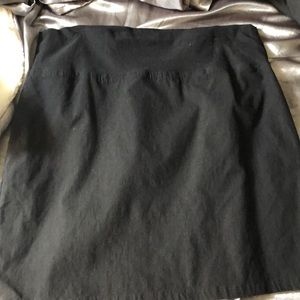 Black work skirt